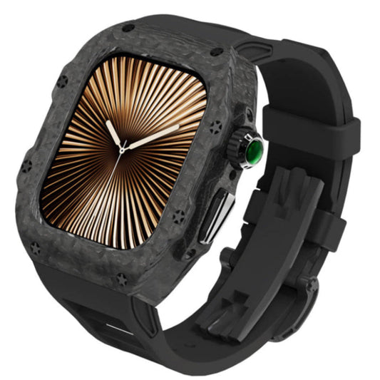 LS-01 Carbon Case — Emerald · 44 / 45mm