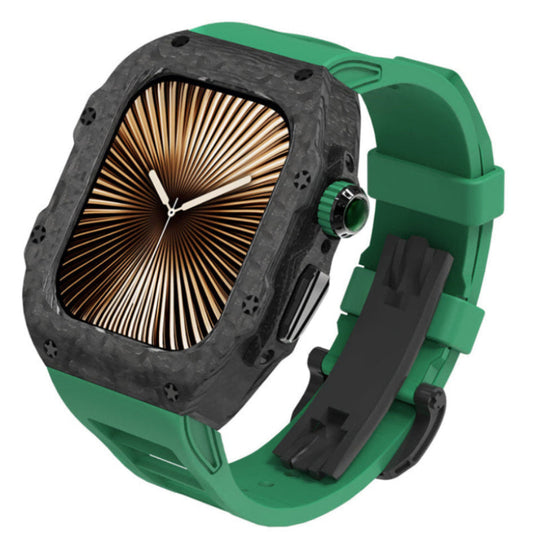 LS-01 Carbon Case — Emerald · 44 / 45mm