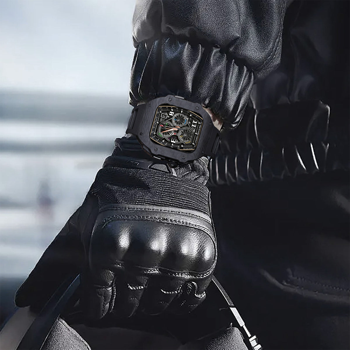 奢华款 Apple Watch 表壳 (44/45mm) – 祖母绿版