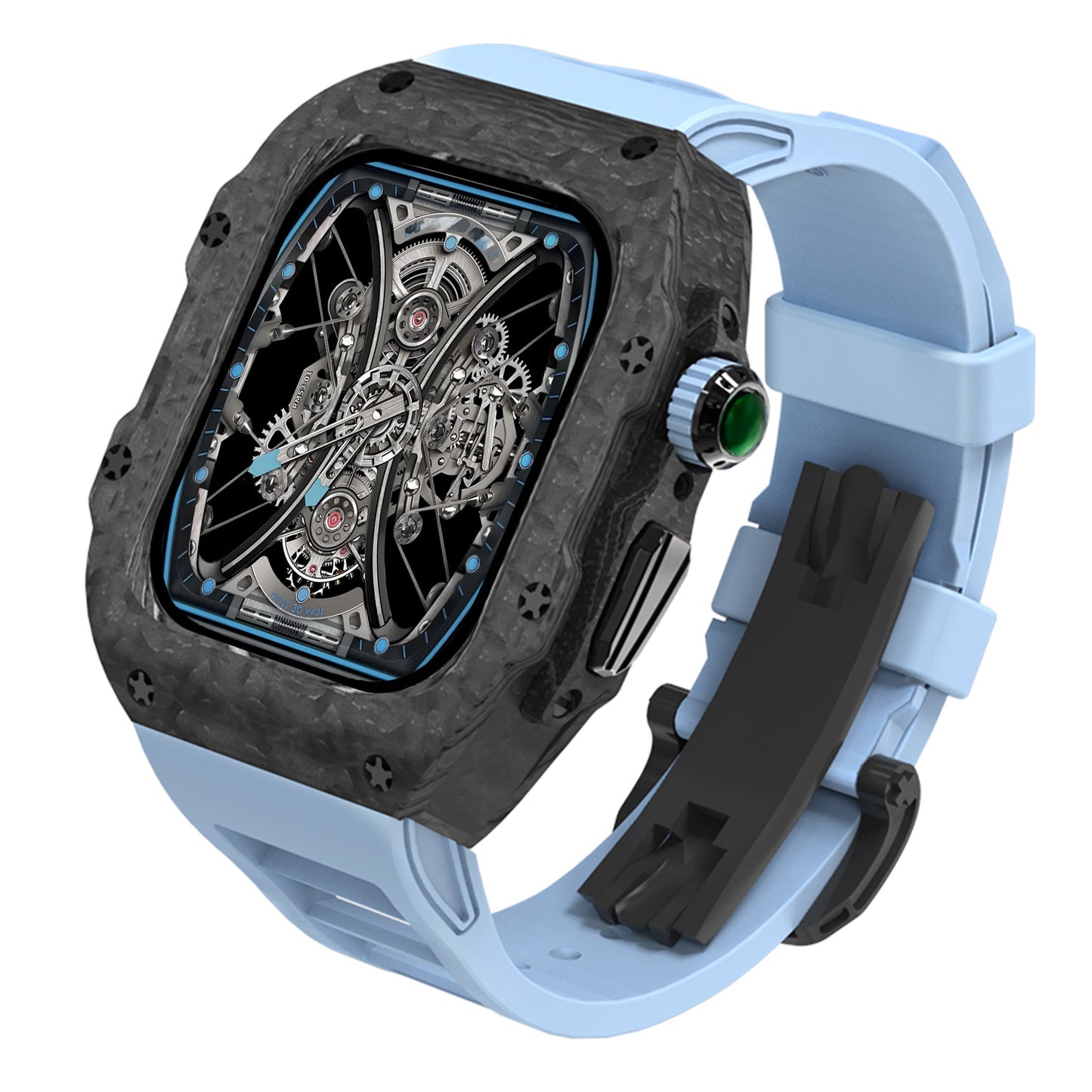 奢华款 Apple Watch 表壳 (44/45mm) – 祖母绿版