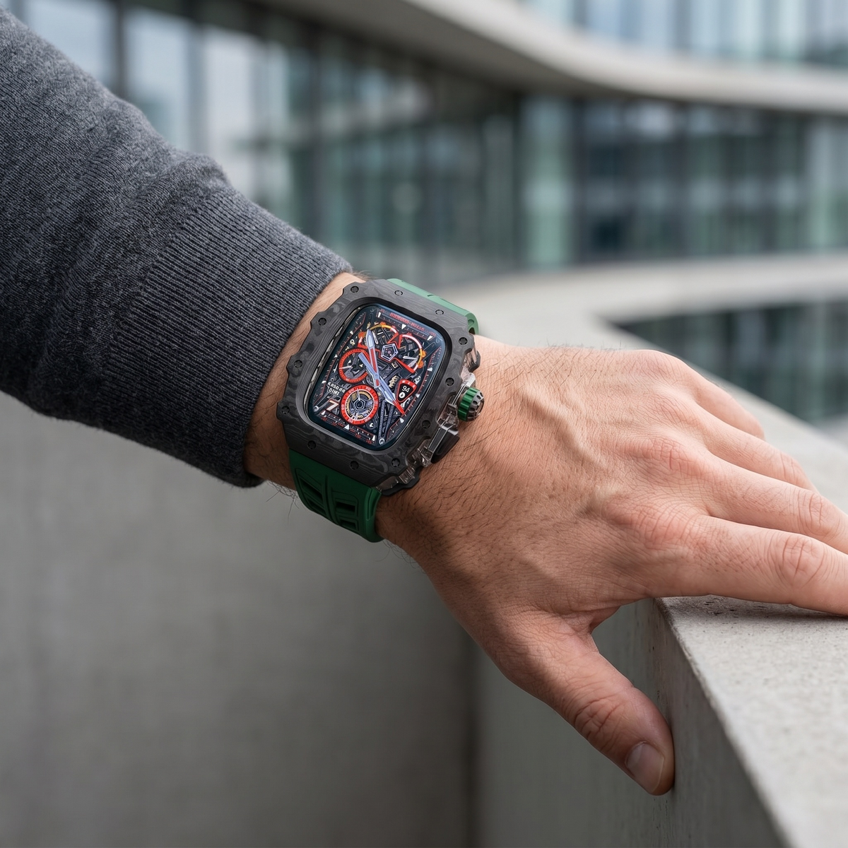 PHANTOM — Carbon Apple Watch Case 44/45mm