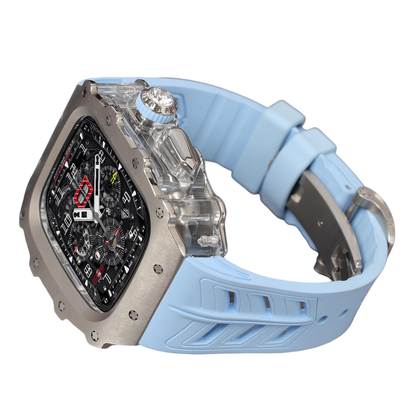 钛金属 Apple Watch 表壳 (44/45 毫米) – 拉丝金属版