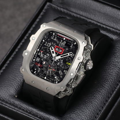 钛金属 Apple Watch 表壳 (44/45 毫米) – 拉丝金属版