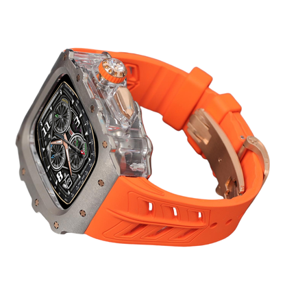 钛金属 Apple Watch 表壳 (44/45 毫米) – 拉丝金属版
