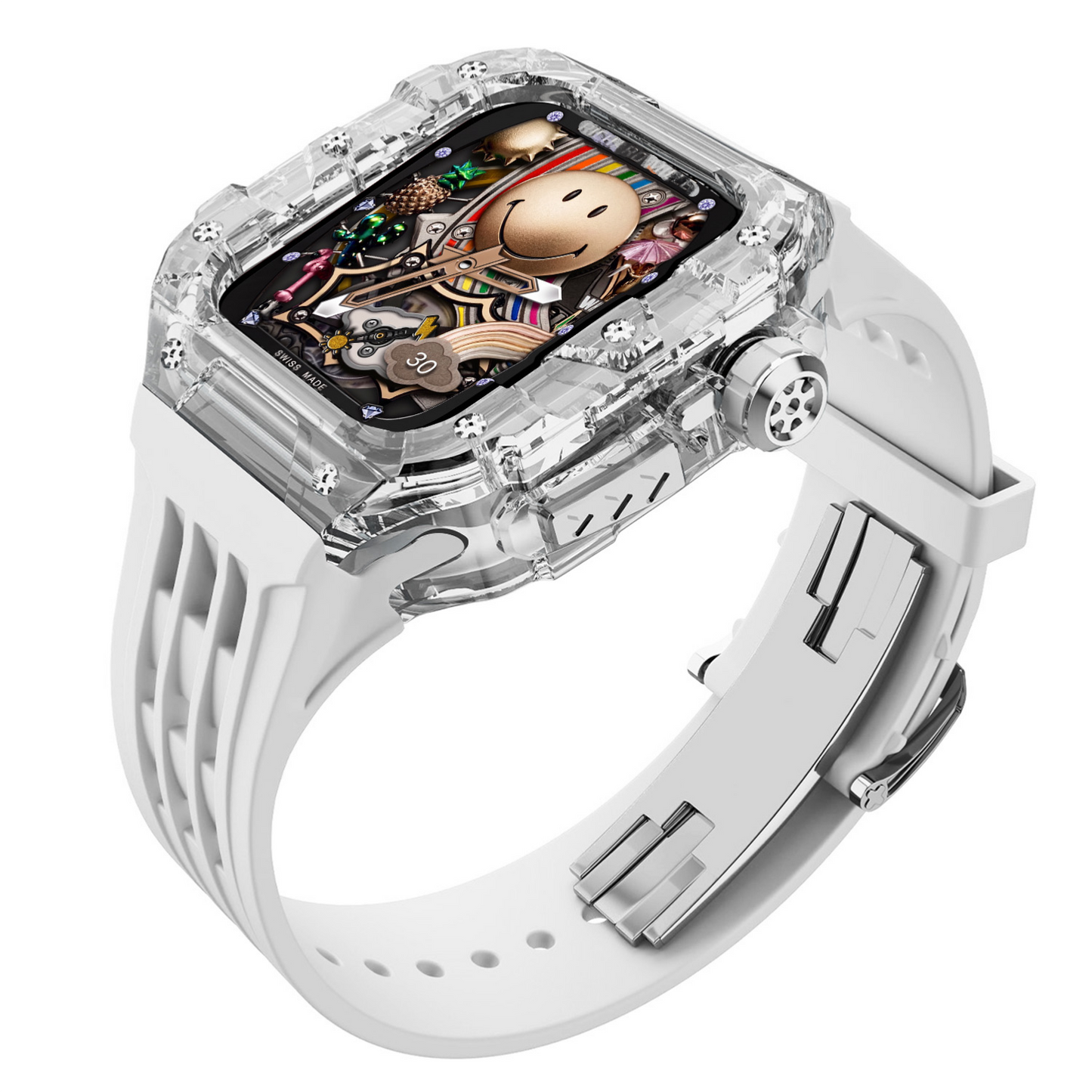 透明 Apple Watch 保护壳 (44/45mm) – 透明版